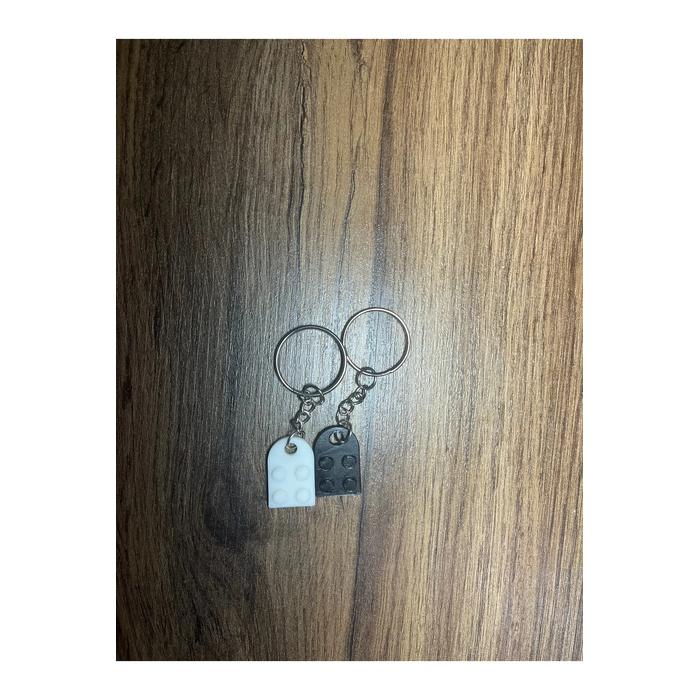 Lego Şeklinde Çift Anahtarlığı