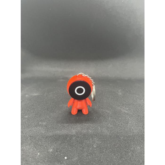 Squid Game Muhafız Üçgen, Kare, Daire Maskeli Anahtarlık 3lü Set