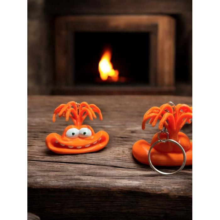 Ters Yüz 2 Kaygı Anksiyete 3 Boyutlu Anahtarlık