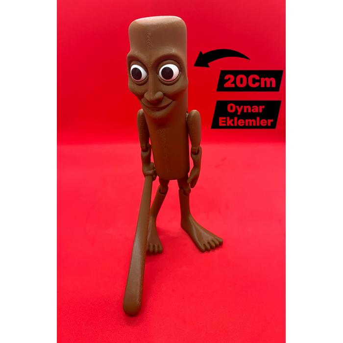 Tung Tung Tung Sahur - Brainrot Karakteri Figürü 20cm